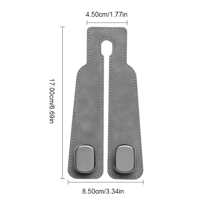 SEAMETAL Double Hidden ABS Car Hook Auto Seat Back Upgrade Rear Seat Car Bag Storage