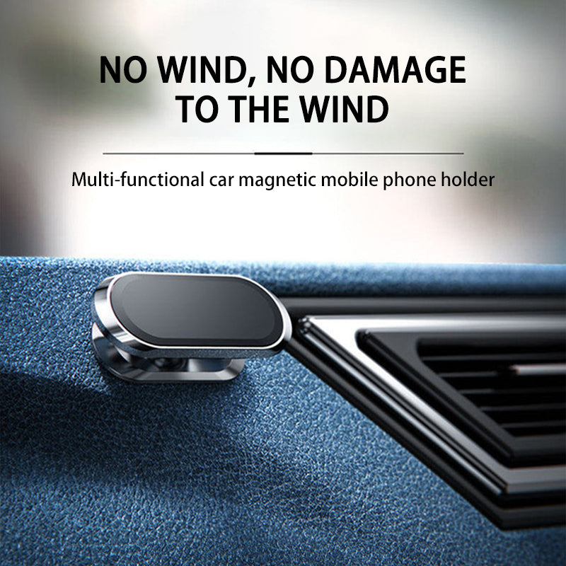 SEAMETAL Car Phone Holder Magnetic Auto Mobile Phone Mount 360 Degree Rotation