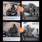 Cell Phone Car Mount, Multifunctional Car Dashboard Mobile Phone Holder, 360 Rotatable Non Slip Mat Universal Car Phone Stand Hands Free