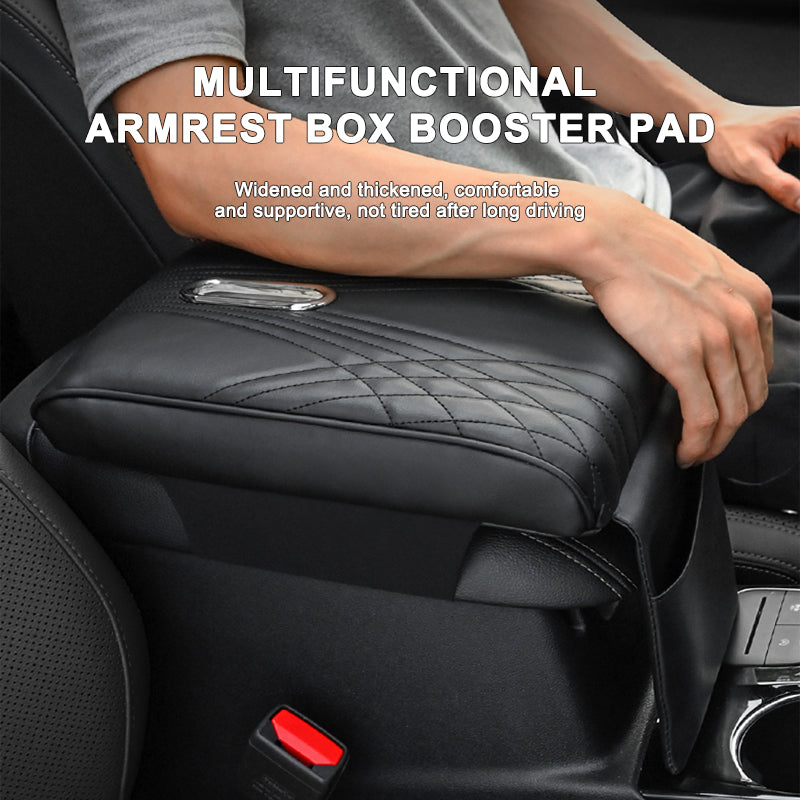 SEAMETAL Memory Cotton Car Armrest Box Pad With Storage Bag