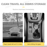 SEAMETAL Car Seat Side Storage Bag PU Leather Hanging Auto Seat Organizer Tissue Bag Water Cup Holder