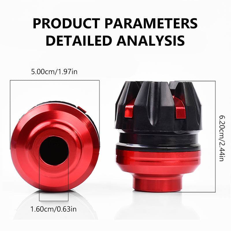 SEAMETAL Universal Front Suspension Protection Cup Frame Slider Falling Protector For Motorcycle Scooter E-Bike Aluminum And ABS