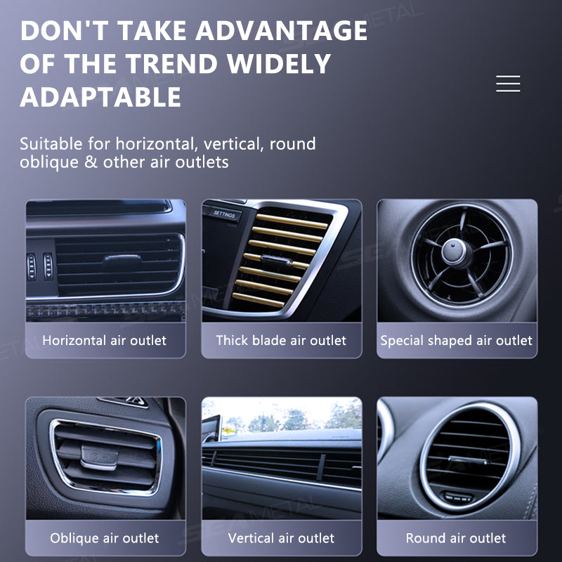 SEAMETAL Storage Box Car Airoutlet Hanging Bag Organizer Phone Holder