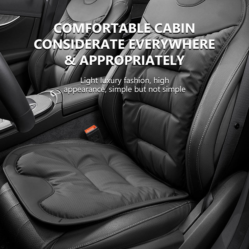 SEAMETAL Universal Car Seat Cover Nappa Leather Car Seat Cushion Protector Mat