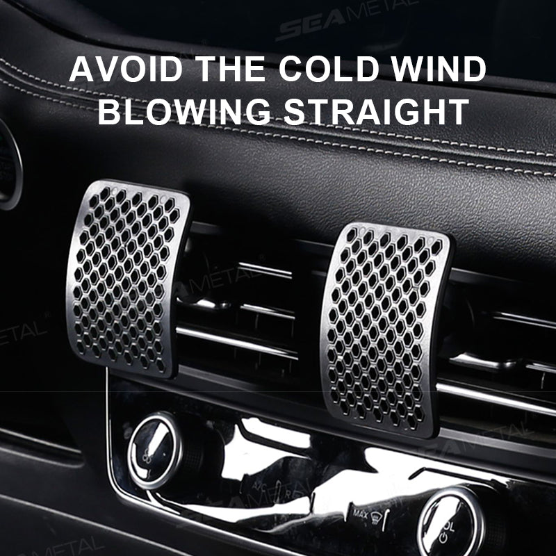 SEAMETAL Car Air Conditioner Vent Ventilation Cover Universal Anti Direct Blowing Wind Baffle