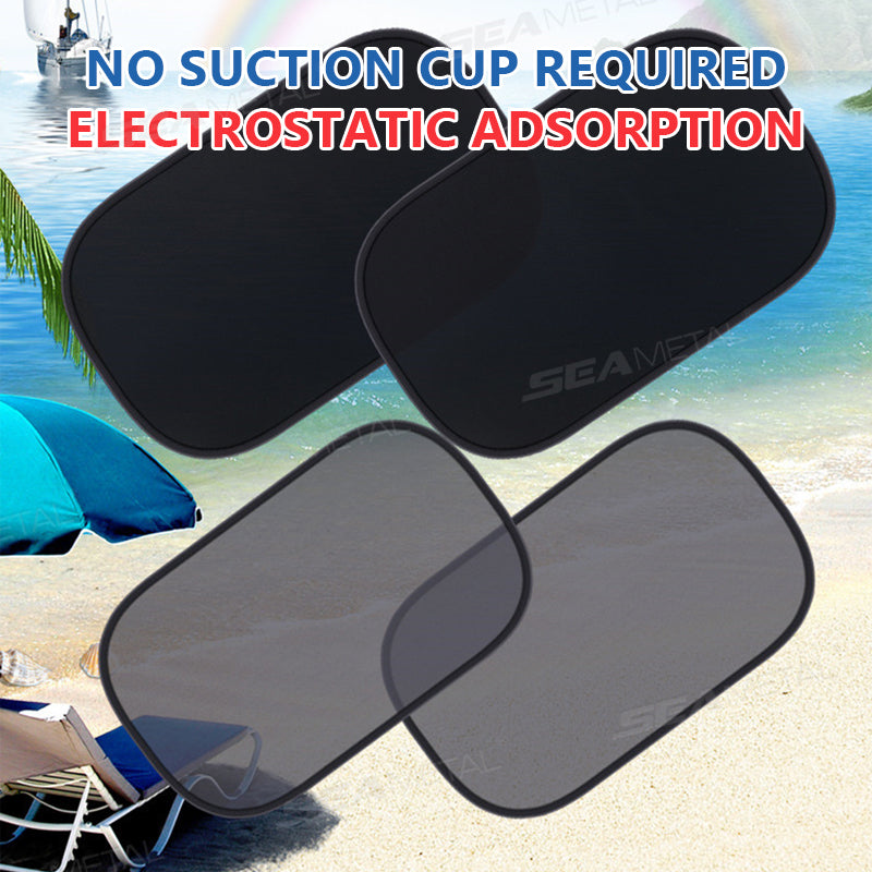 SEAMETAL 2pcs Car Sun Shade UV Protection Car Window Sunshade Side Mesh
