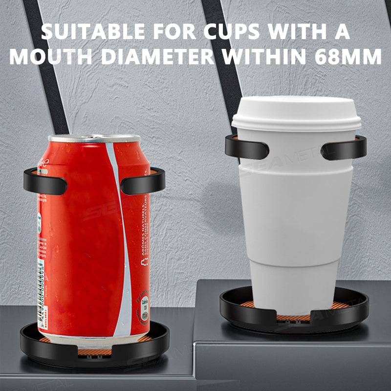 SEAMETAL Car Cup Holder For Air Vent Universal Foldable Drink Rack Stand