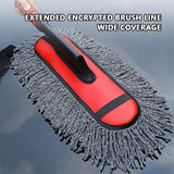 SEAMETAL Microfiber Car Wash Mop Retractable Handle Dust Remover Wax Brush