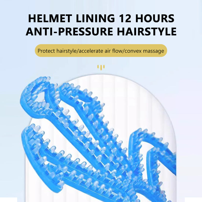 SEAMETAL Motorcycle Helmet Interior Pad Flexible Helmet Inner Silicone Pad Interior Protector Helmet Padding Motorcycle Helmet