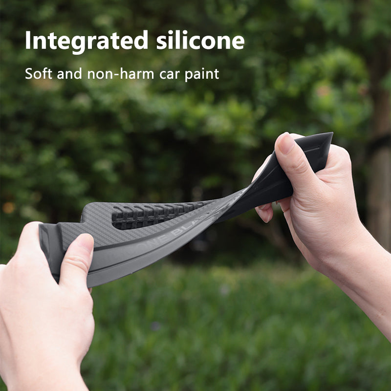 SEAMETAL Non-Scratch Soft Silicone Car Wash Wiper Handy Squeegee Water Window Wiper Drying Scraper Blade With Handle