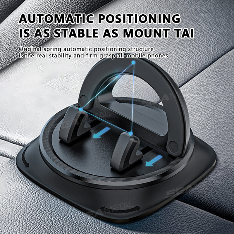 SEAMETAL Dashboard Car Phone Mount Adjustable 360° Rotation Phone Holder