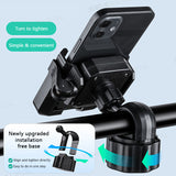 SEAMETAL Motorcycle Bicycle Phone Holder Moto Rearview Mirror Handlebar Mount
