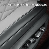 SEAMETAL Universal Car Seat Cover Breathable PU Pad Mat for Auto Chair Cushion