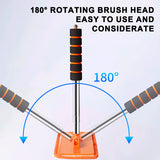 Windshield Cleaner Tool, Car Interior Detailing Cleaning Kit with Extendable Handle Microfiber Pads