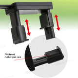 SEAMETAL 360° Rotates Adjustable Car Interior Rear View Mirror Mount Clip Auto Back Seat Auxiliary Mirror