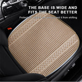 SEAMETAL Summer Car Seat Cover Ice Silk Universal Front Rear Seat Cushion Pad