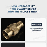 SEAMETAL High Pressure Brass Hose Nozzle Adjustable Car Wash Switch Nozzle