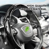 SEAMETAL Carbon Fiber Car Steering Wheel Cover Anti Slip Steering Wheel Protector Cover Durable Wear-resistant