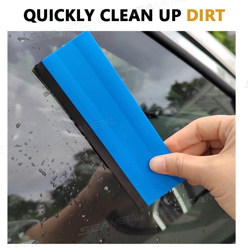 SEAMETAL Car Water Wiper Rubber Scraper Auto Window Wash Cleaner Wiper