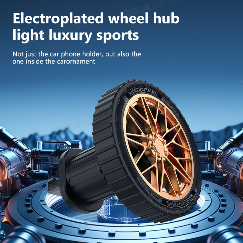 SEAMETAL Magnetic Car Phone Holder Vent Wheel Styling Phone Holder