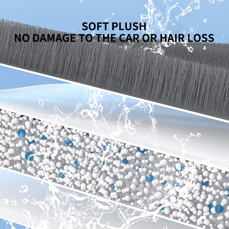 SEAMETAL  Retractable Car Wash Mop Shenier Three -section Telescopic Brush Wiper