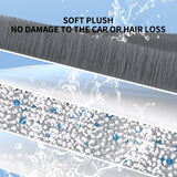 SEAMETAL  Retractable Car Wash Mop Shenier Three -section Telescopic Brush Wiper