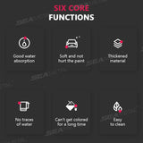 SEAMETAL Car Cleaning Towel 800GSM Coral Fleece Super Absorbent Double-sided Thick