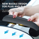 SEAMETAL Car Rearview Mirror Rain Eyebrow Reversing Mirror Rainproof 360 Degree Adjustable Mirror With Clip Desigh