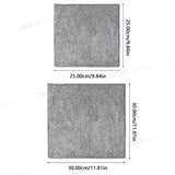 SEAMETAL Thickened Bamboo Charcoal Cleaning Towel Lint Free Super Absorbent Microfiber Cleaning Cloths for Car Window Household