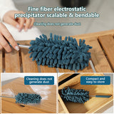 SEAMETAL Extendable Handle Feather Duster Telescopic Car Dust Brush Cobweb Brush Catcher Mites Gap Dust Car Home Cleaning Tools