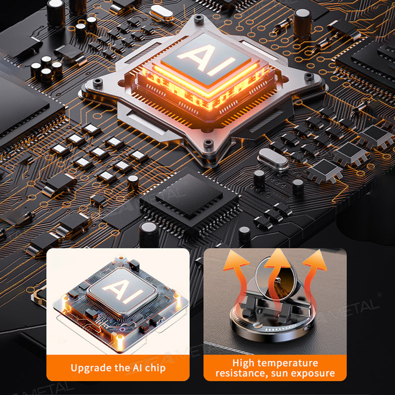 Cell Phone Car Mount, Multifunctional Car Dashboard Mobile Phone Holder, 360 Rotatable Non Slip Mat Universal Car Phone Stand Hands Free