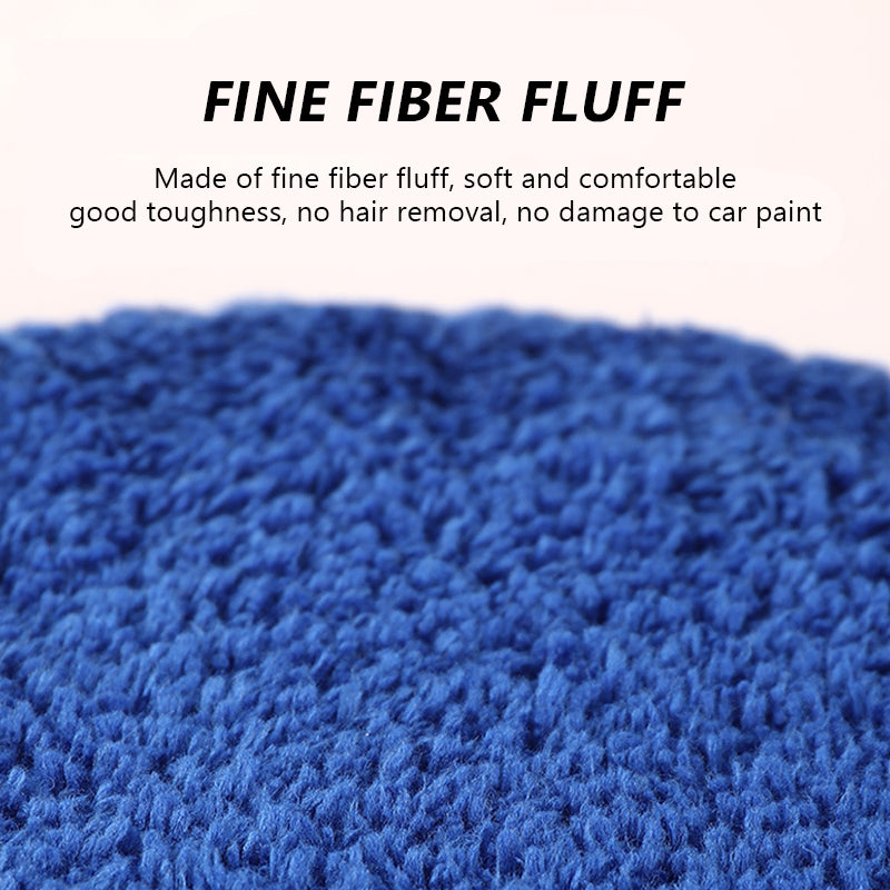 SEAMETAL 4/5/6 Inch Car Removing Wax Buffer Pads Microfiber Polishing Pad Replaceable Buffing Pads Polisher Car Wash Cleaning Pads