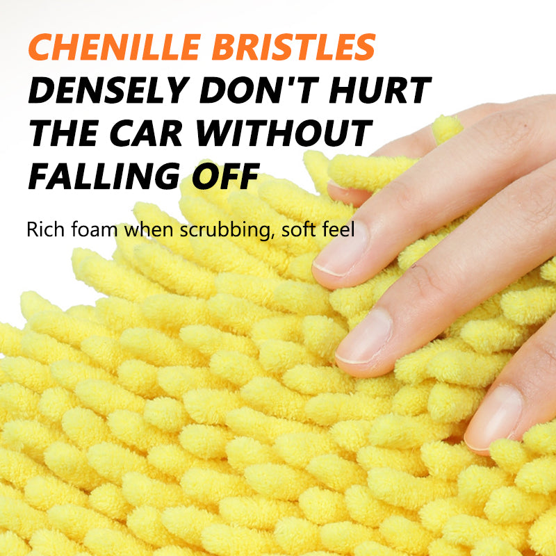 SEAMETAL Durable 360 Rotatable Car Cleaning Brush Dual-Head Car Wash Mop