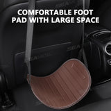 SEAMETAL Portable Car Seat Footrest Rear Seat Support, Adjustable Foot Pad