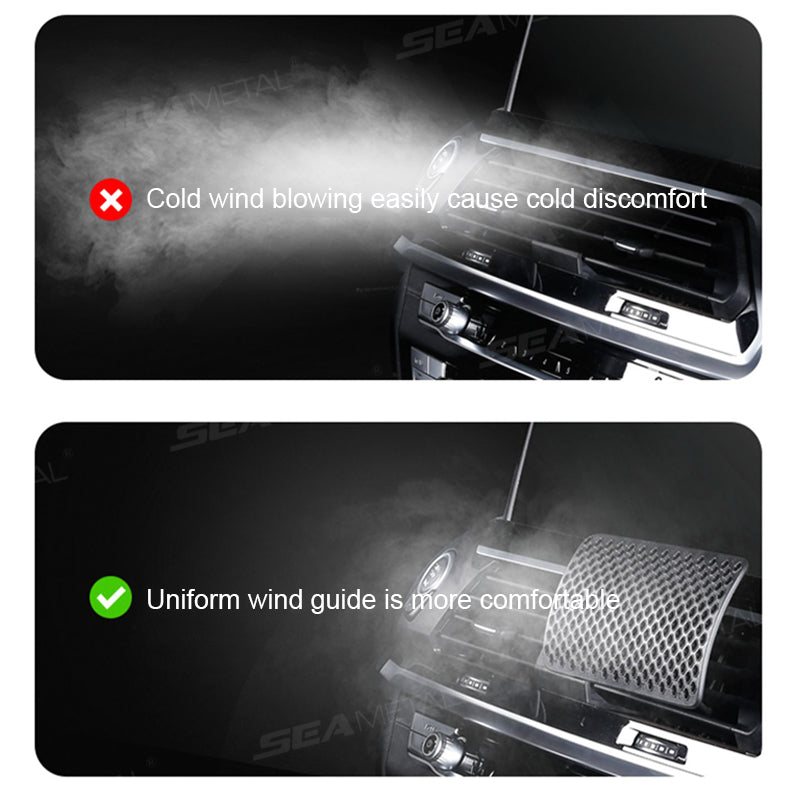 SEAMETAL Car Air Conditioner Vent Ventilation Cover Universal Anti Direct Blowing Wind Baffle