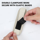 SEAMETAL Car Glasses Clip Leather Card Holder Magnetic Sun Visor Organizer