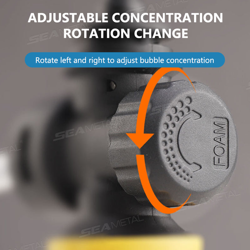 SEAMETAL Car Washer Foam Spray Bottle Lance Sprinkler Water Hose Nozzle