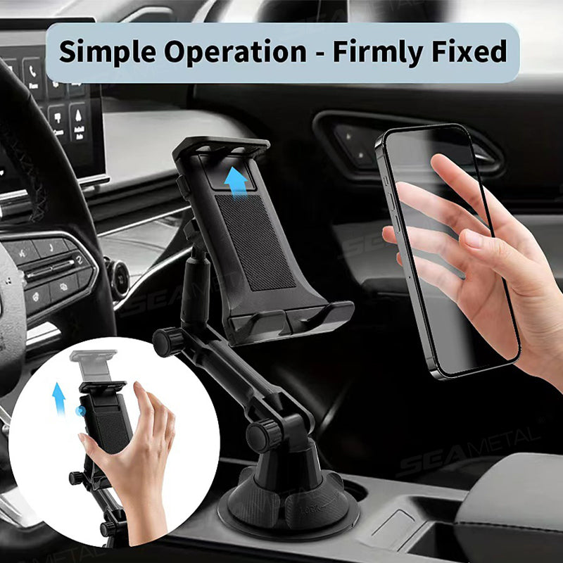SEAMETAL Car Tablet Holder Stand Adjustable For IPad Mount Support Smartphone