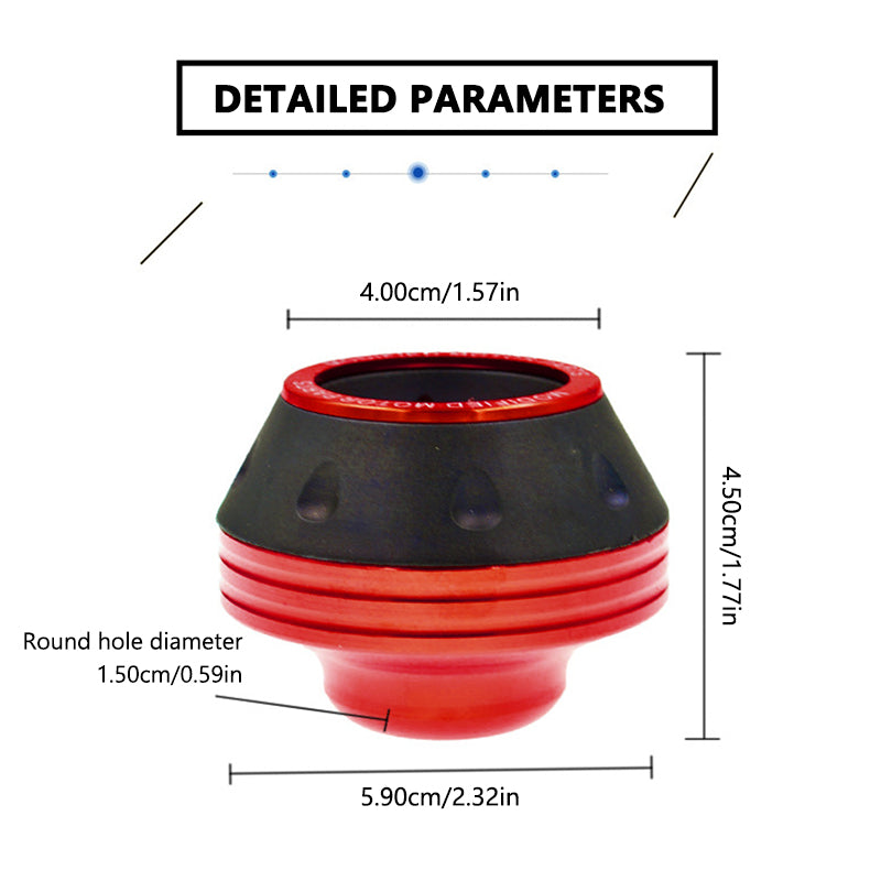 SEAMETAL Universal Motorcycle Anti-drop Fork Slider Cup Aluminum Alloy Frame Wheel Slider Protector Scooter Modification Front Fork Cup