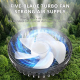 SEAMETAL Cooling Car Fan Headrest USB Fans For Car Rear Seat Free-Adjustment 3-Speed Strong Wind Auto Fan