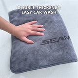 SEAMETSL 60X160CM Car Washing Towel Double Side Velvet Towel Car Drying Towel