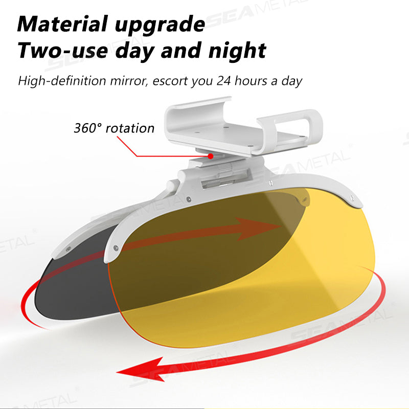 SEAMETAL Car Sun Visor Goggle Anti-UV Anti-Dazzle Sun Visor Clip-on Extender