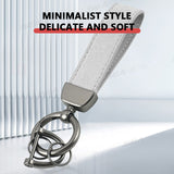 SEAMETAL Suede Metal Buckle Car Keychains Universal Key Chain