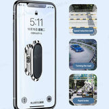 SEAMETAL Magnetic Phone Holder for Car Dashboard Strong Magnet Car Phone Holder Mount 4 Plate