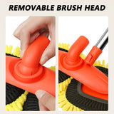 SEAMETAL Durable 360 Rotatable Car Cleaning Brush Dual-Head Car Wash Mop