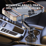 SEAMETAL Car Food Tray Portable Car Dining Table with Mobile Phone Holder