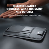 SEAMETAL Car Sun Visor Storage Box Interior Auto Sunglasses Case Cards Holder