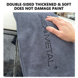 SEAMETSL 60X160CM Car Washing Towel Double Side Velvet Towel Car Drying Towel