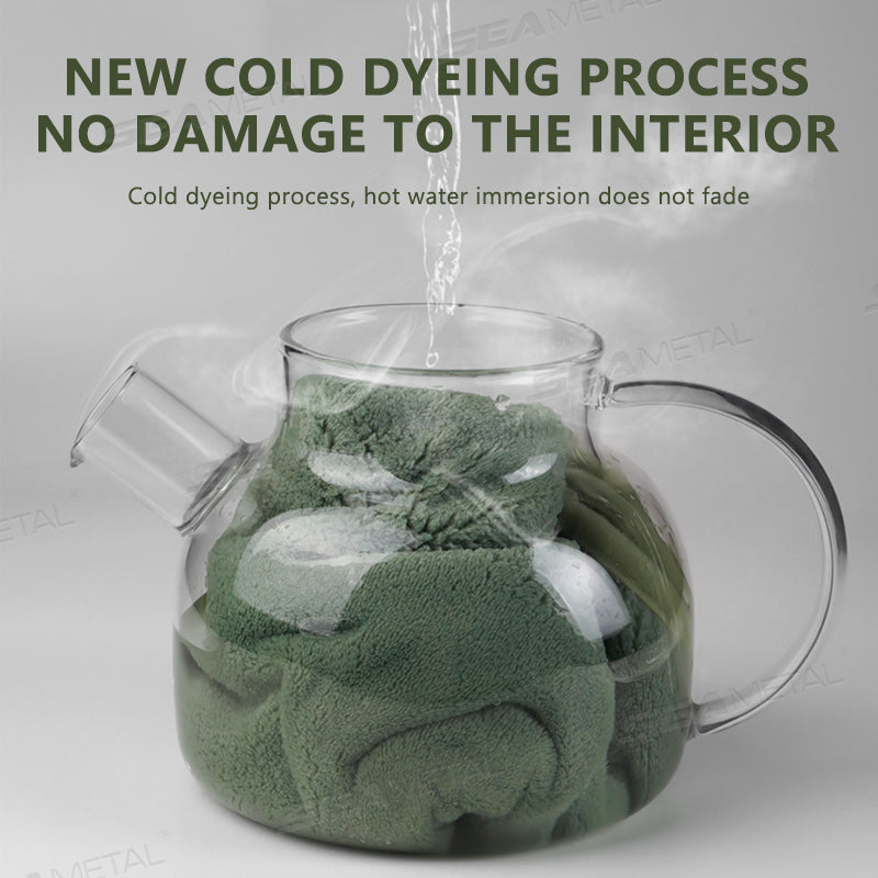 SEAMETAL 600GSM Car Cleaning Towel Ultra-Soft Auto Wash Towel Thicken Drying Cloth