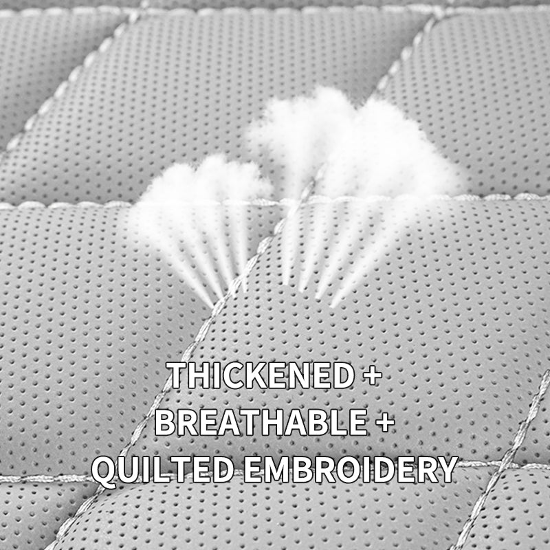 SEAMETAL Universal Car Seat Cover Breathable PU Pad Mat for Auto Chair Cushion